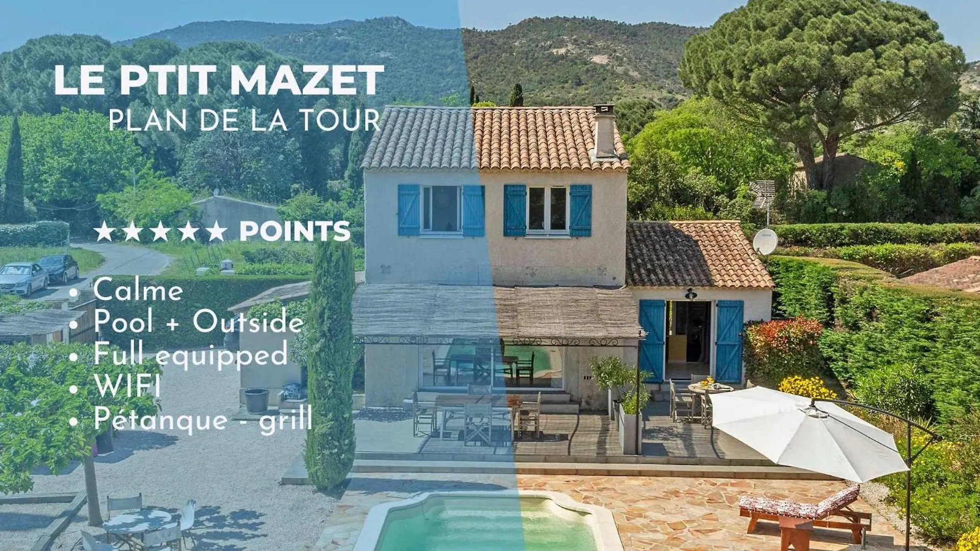 Le Ptit Mazet - Villa Avec Piscine Le Plan-de-la-Tour